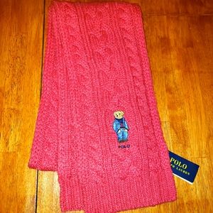 Polo ralph lauren bear scarf